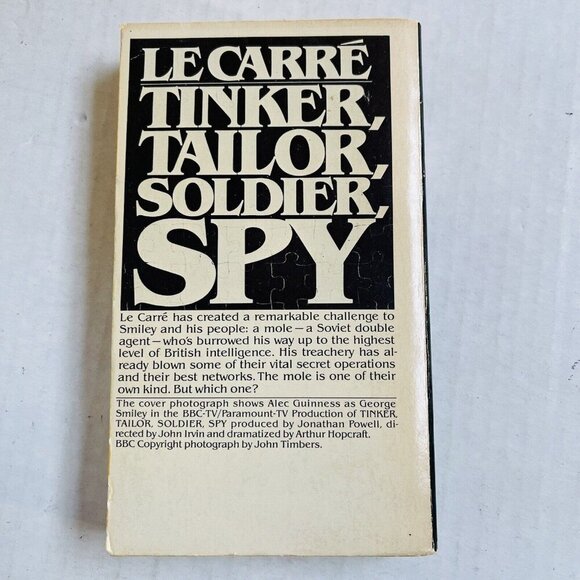 Tinker Taylor Soldier Spy John Le Carre Paperback Vintage Collectible 1974 - Picture 5 of 6